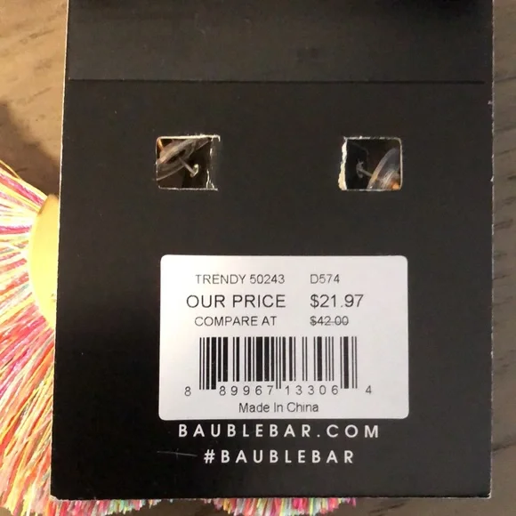 Gorgeous New Bauble Bar earrings - Picture 3 of 3